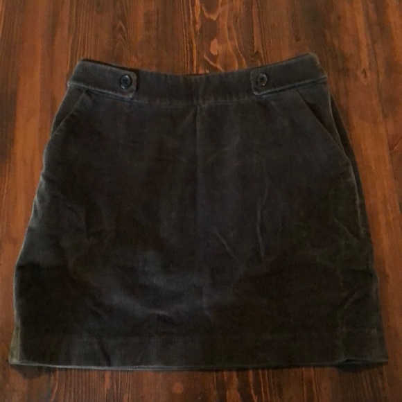 Banana Republic grey corduroy skirt size small - Picture 1 of 3